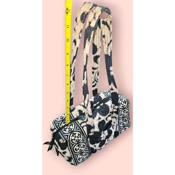 Vera Bradley Night & Day Retired Pattern Small Duffle Bag lots of pockets Purse - Picture 14 of 14